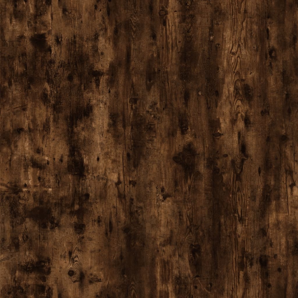 Skrivebord røkt eik 100x49x75 cm konstruert tre