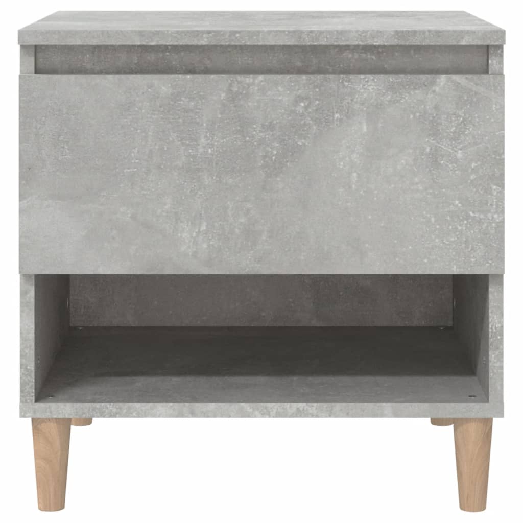 Nattbord betonggrå 50x46x50 cm konstruert tre