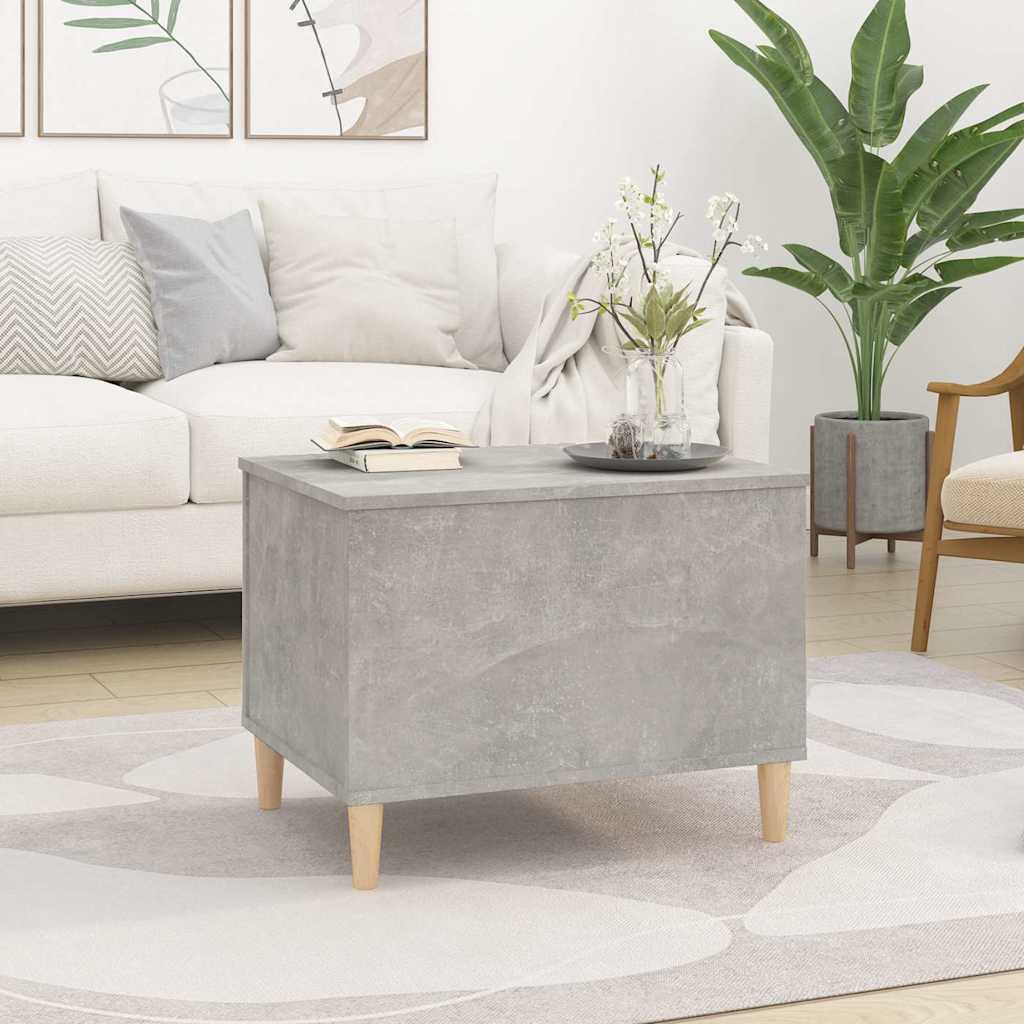 Salongbord betonggrå 60x44,5x45 cm konstruert tre