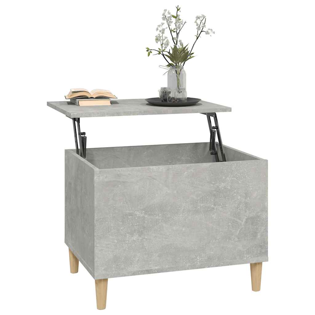 Salongbord betonggrå 60x44,5x45 cm konstruert tre