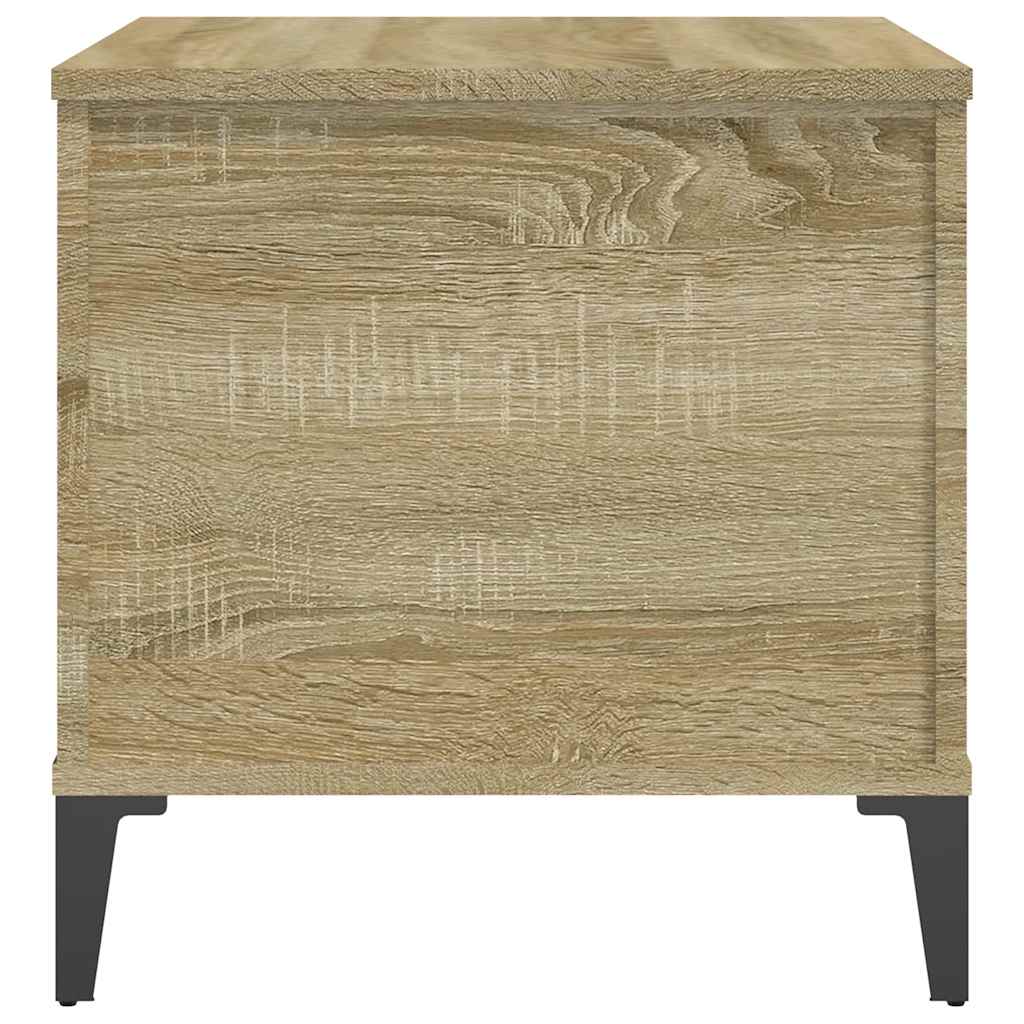 Salongbord sonoma eik 60x44,5x45 cm konstruert tre
