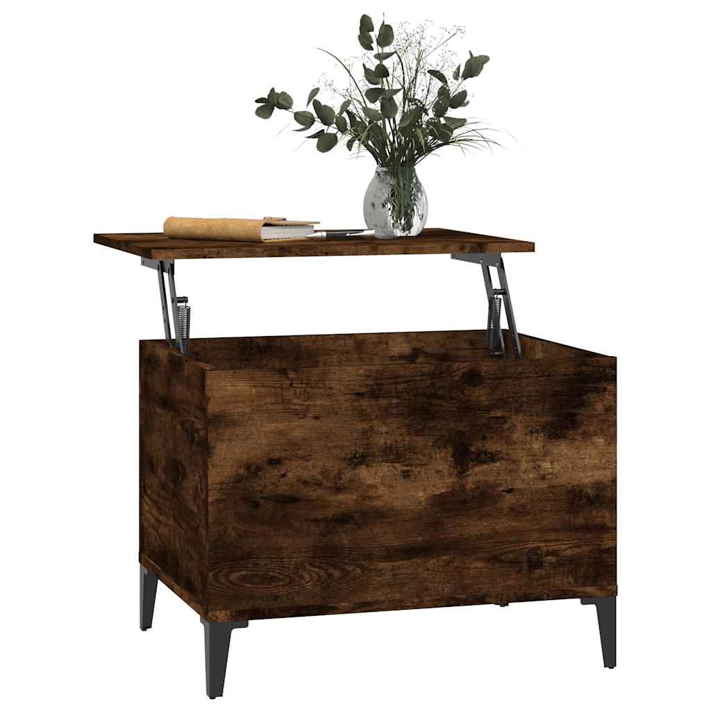 Salongbord røkt eik 60x44,5x45 cm konstruert tre