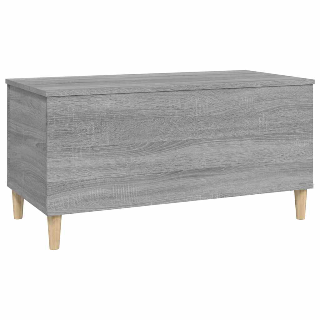 Salongbord grå sonoma 90x44,5x45 cm konstruert tre