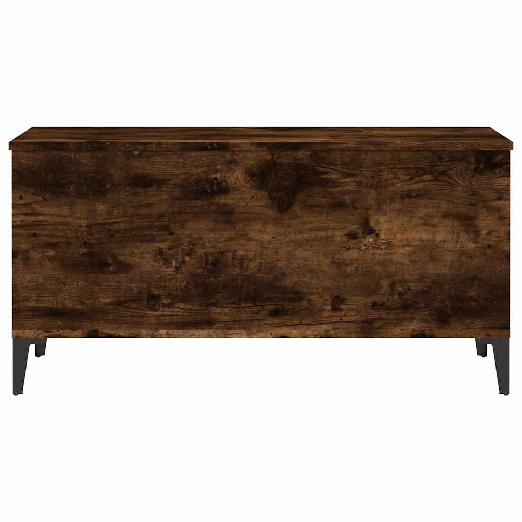 Salongbord røkt eik 90x44,5x45 cm konstruert tre