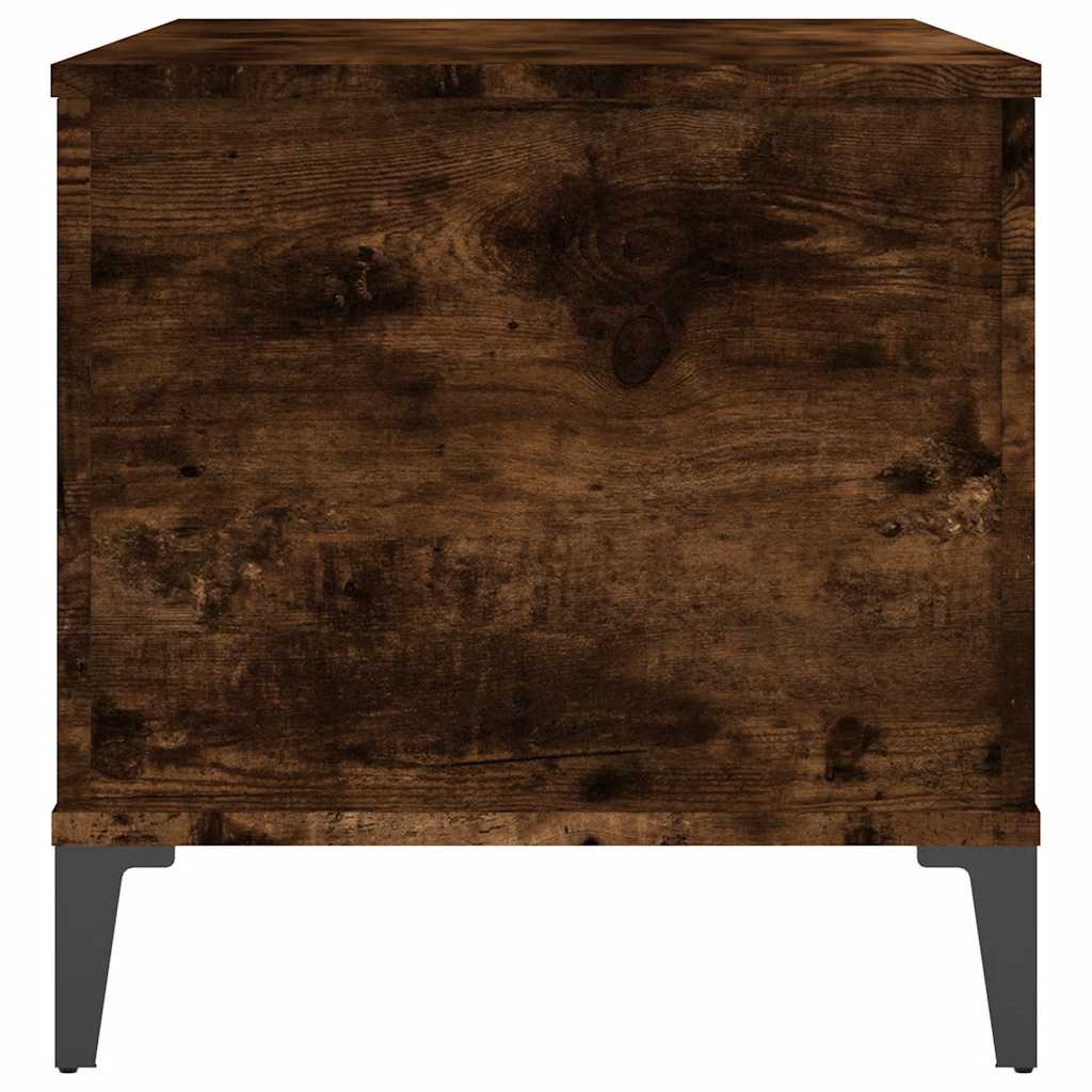 Salongbord røkt eik 90x44,5x45 cm konstruert tre