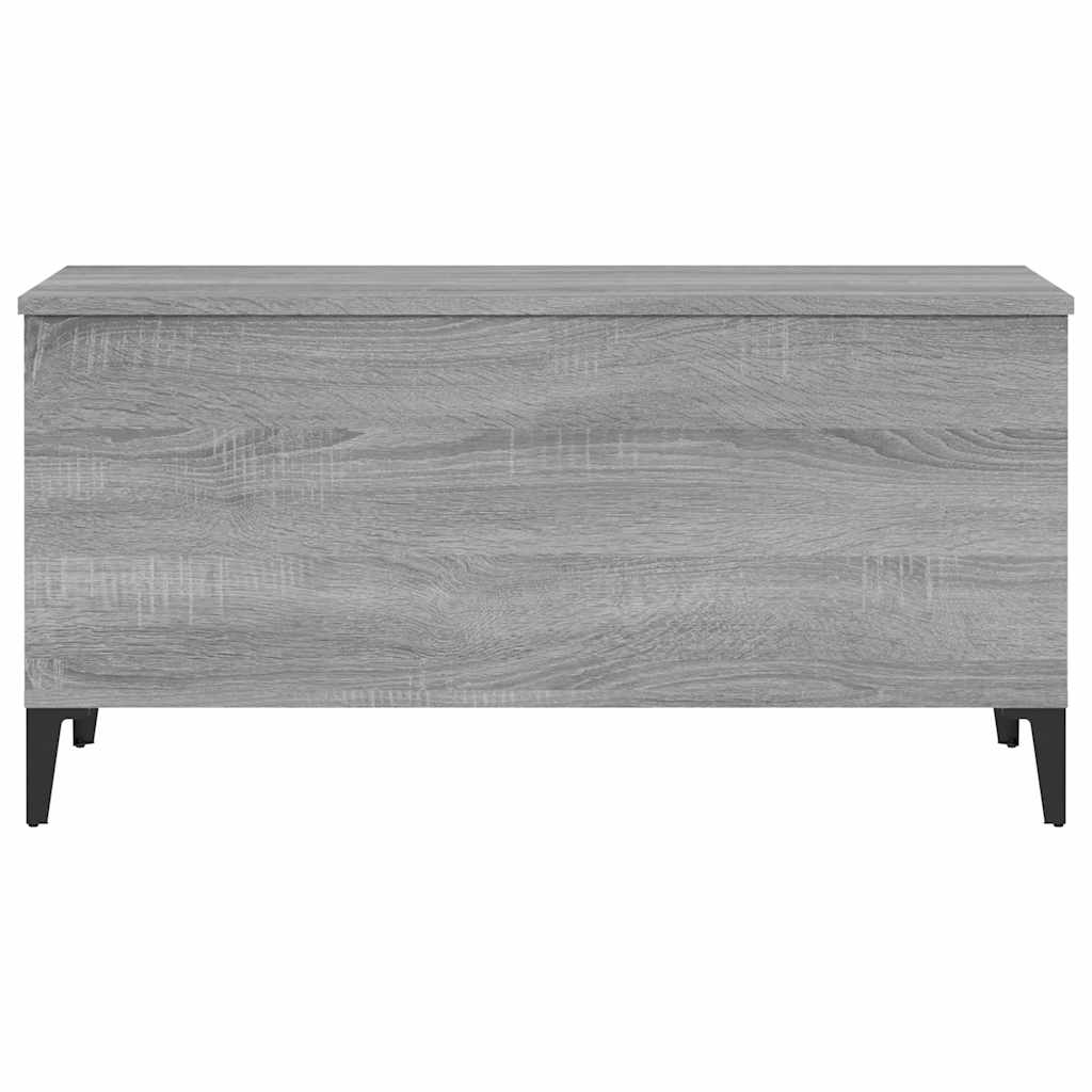 Salongbord grå sonoma 90x44,5x45 cm konstruert tre