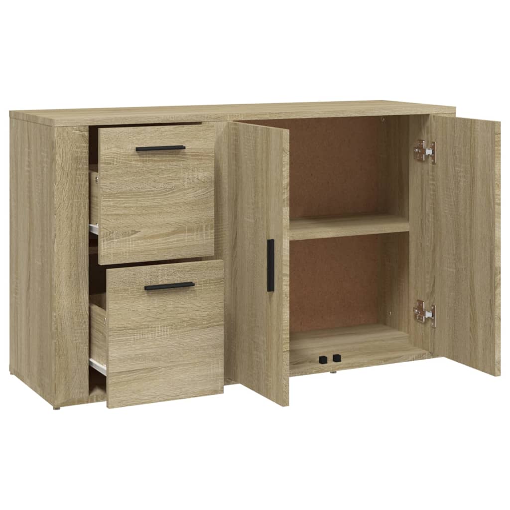 Skjenk sonoma eik 100x33x59,5 cm konstruert tre