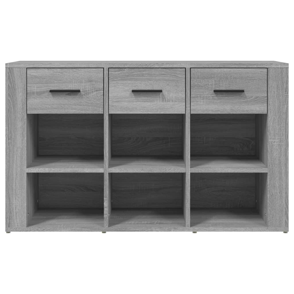 Skjenk grå sonoma 100x30x59,5 cm konstruert tre