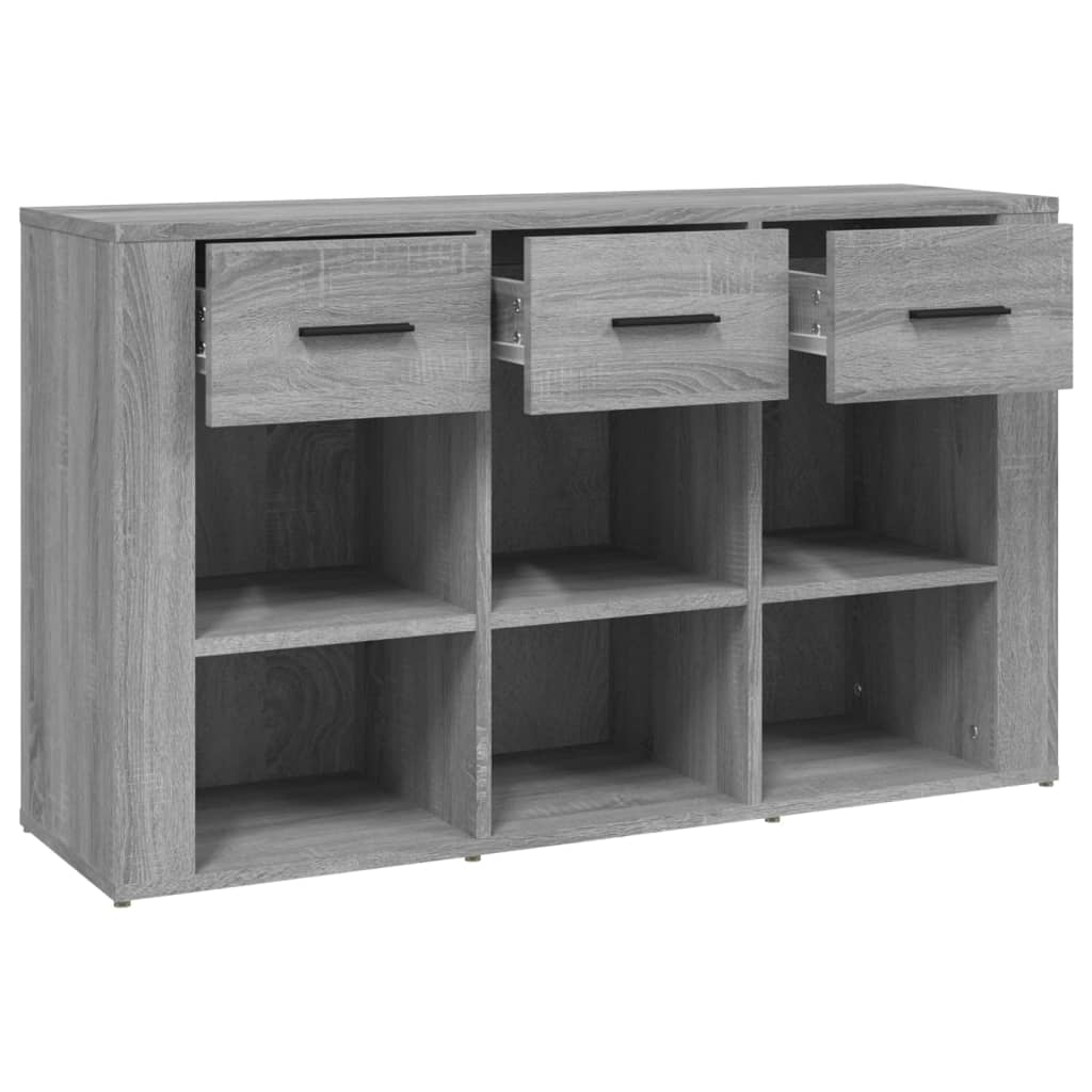 Skjenk grå sonoma 100x30x59,5 cm konstruert tre