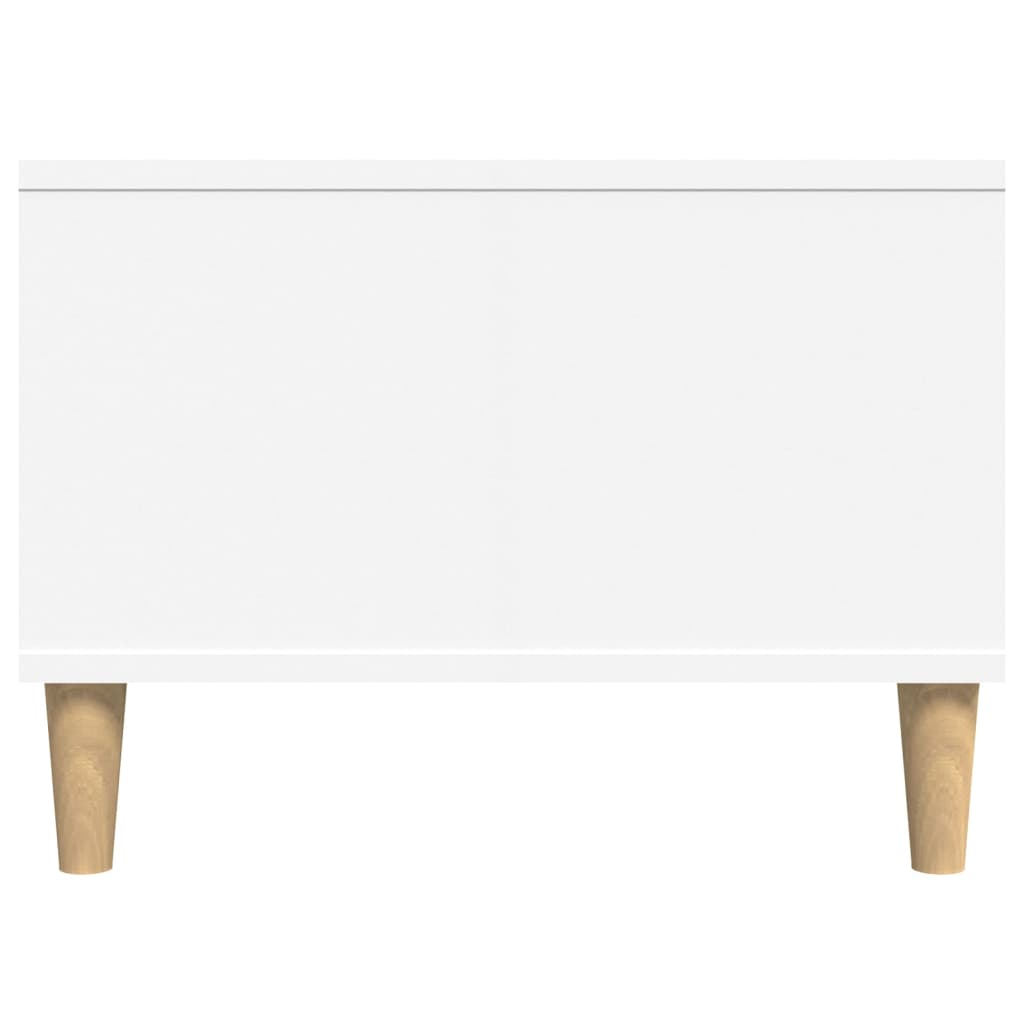 Salongbord hvit 90x50x36,5 cm konstruert tre