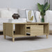 Salongbord sonoma eik 90x50x36,5 cm konstruert tre