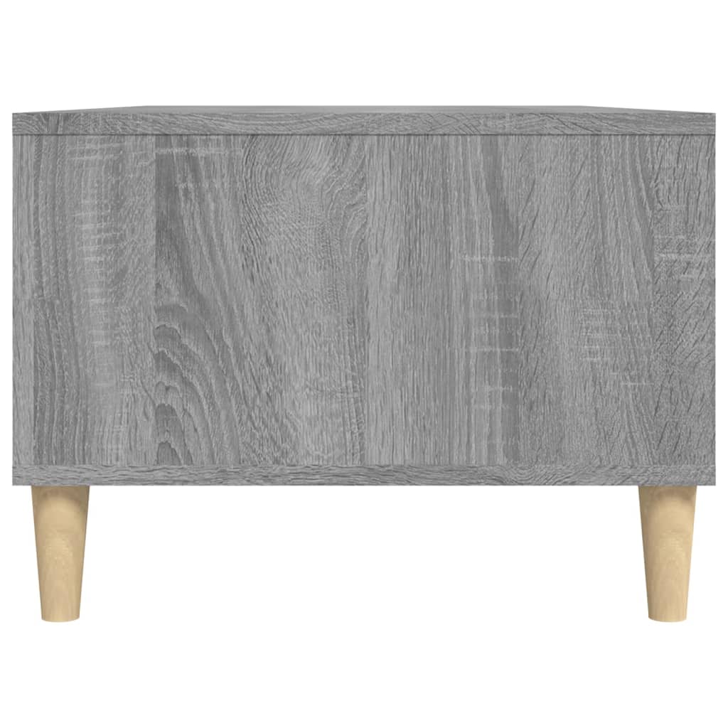 Salongbord grå sonoma 90x50x36,5 cm konstruert tre