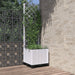Plantekasse med espalier hvit 40x40x136 cm PP
