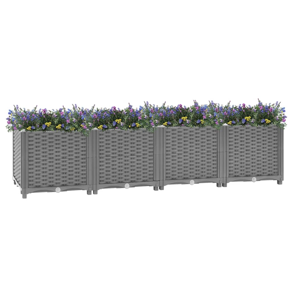Høybed 160x40x38 cm polypropylen