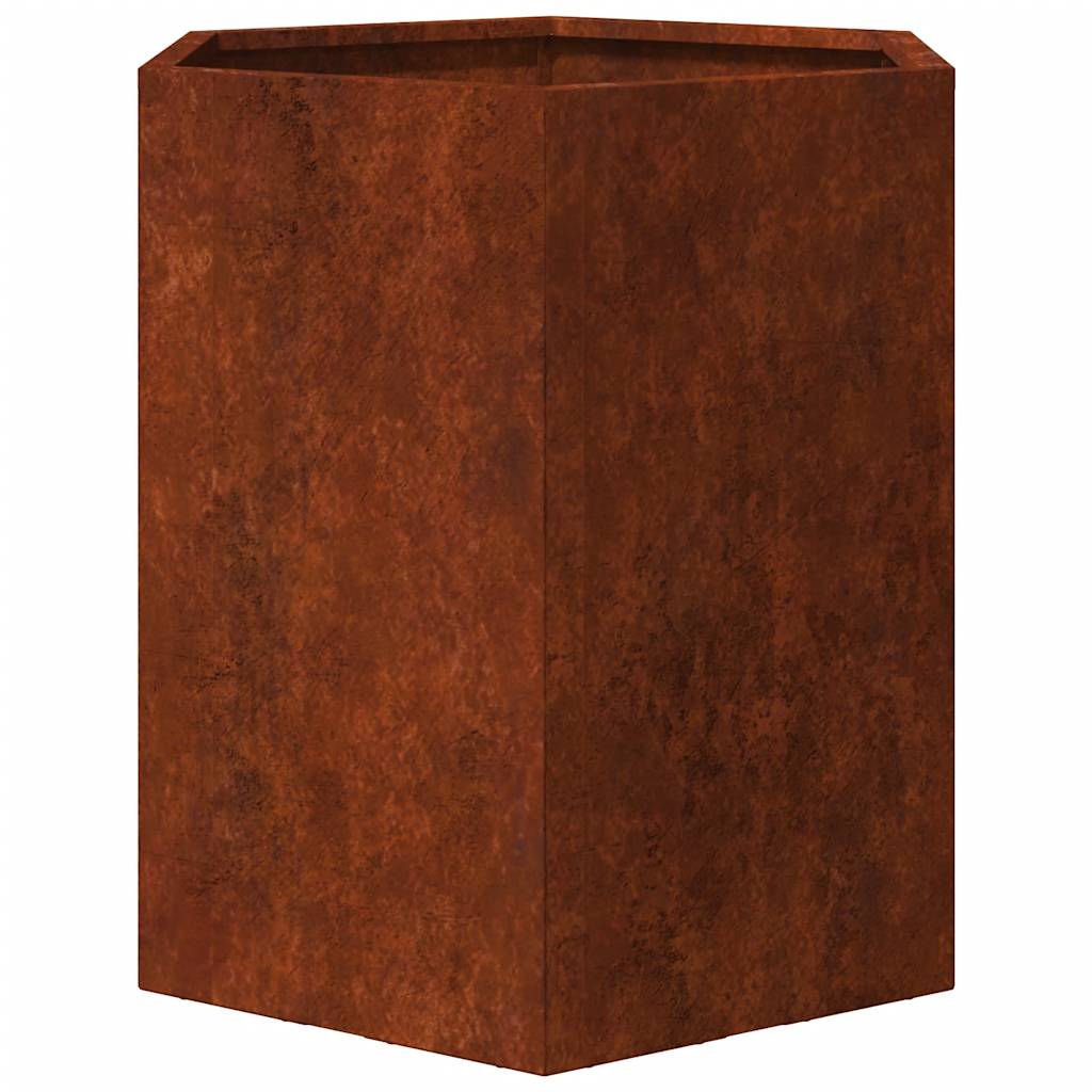 Plantekasse rust 40x40x45 cm cortenstål