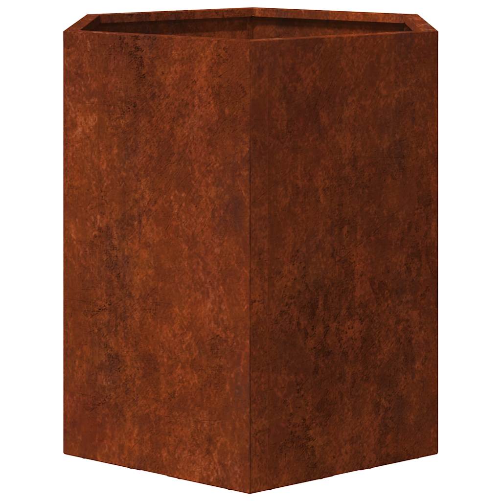 Plantekasse rust 40x40x45 cm cortenstål