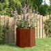 Plantekasse rust 40x40x45 cm cortenstål