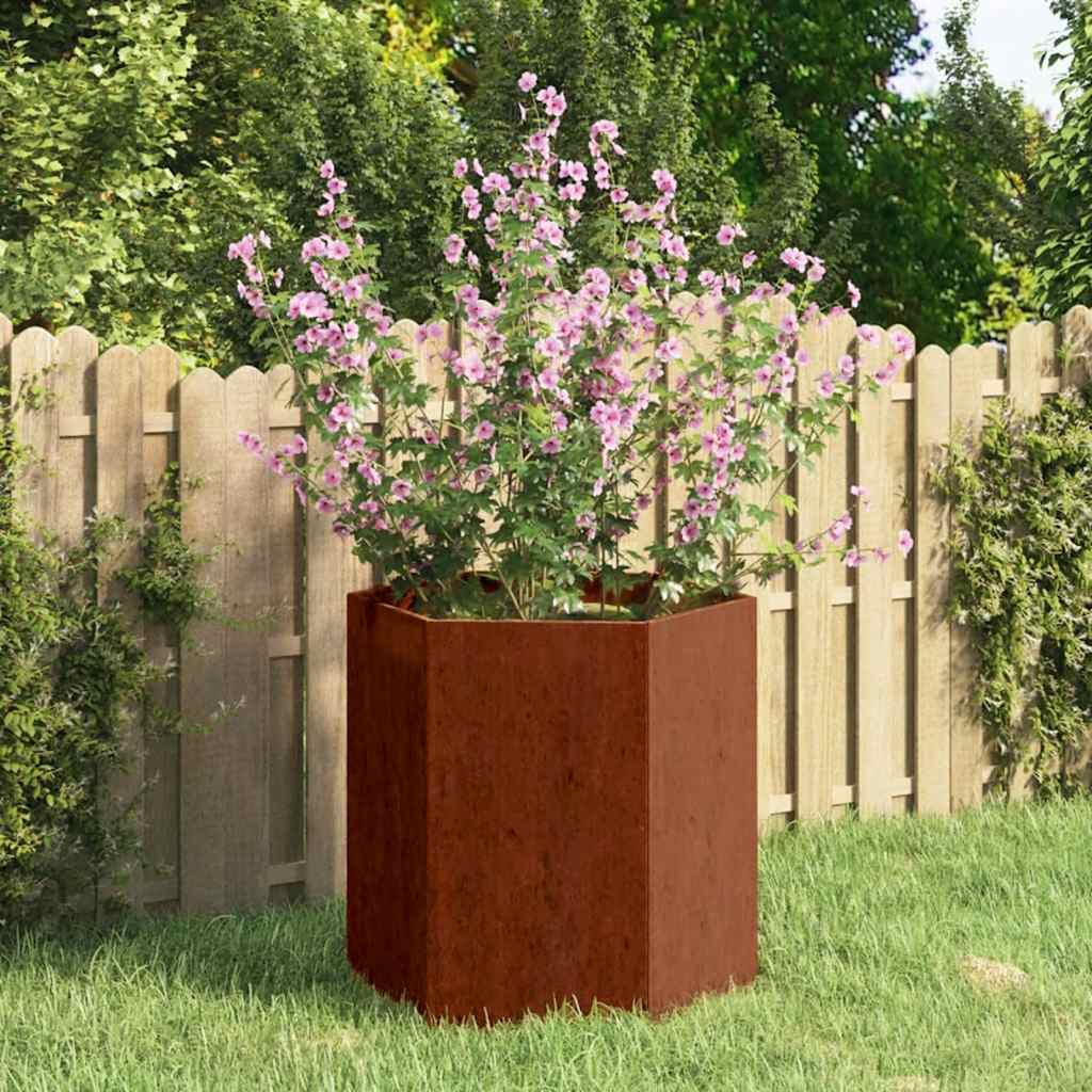 Plantekasse rust 40x40x45 cm cortenstål