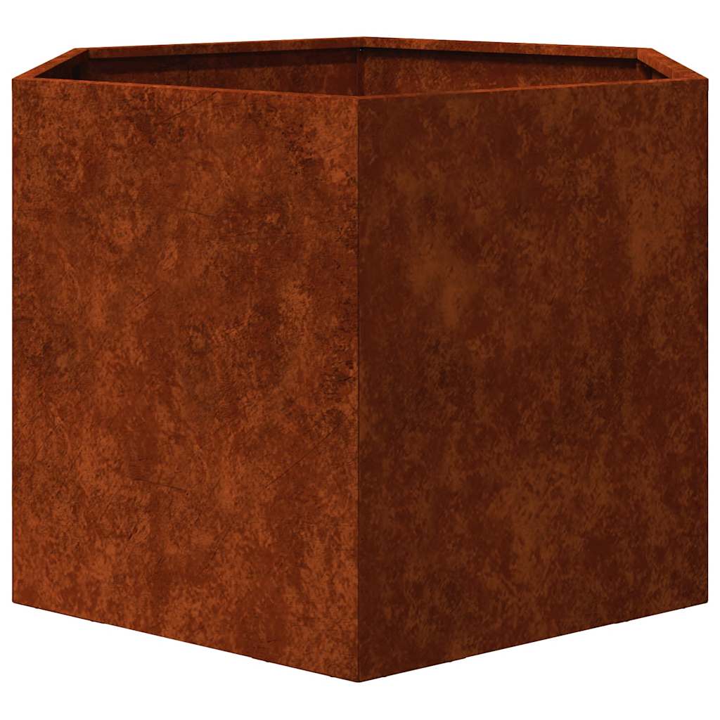 Plantekasse rust 60x60x45 cm cortenstål