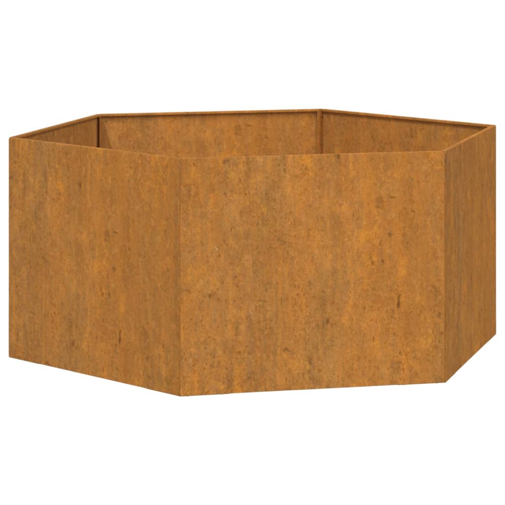Plantekasse rust 90x90x45 cm cortenstål