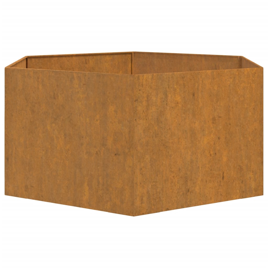 Plantekasse rust 90x90x45 cm cortenstål