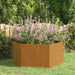Plantekasse rust 90x90x45 cm cortenstål