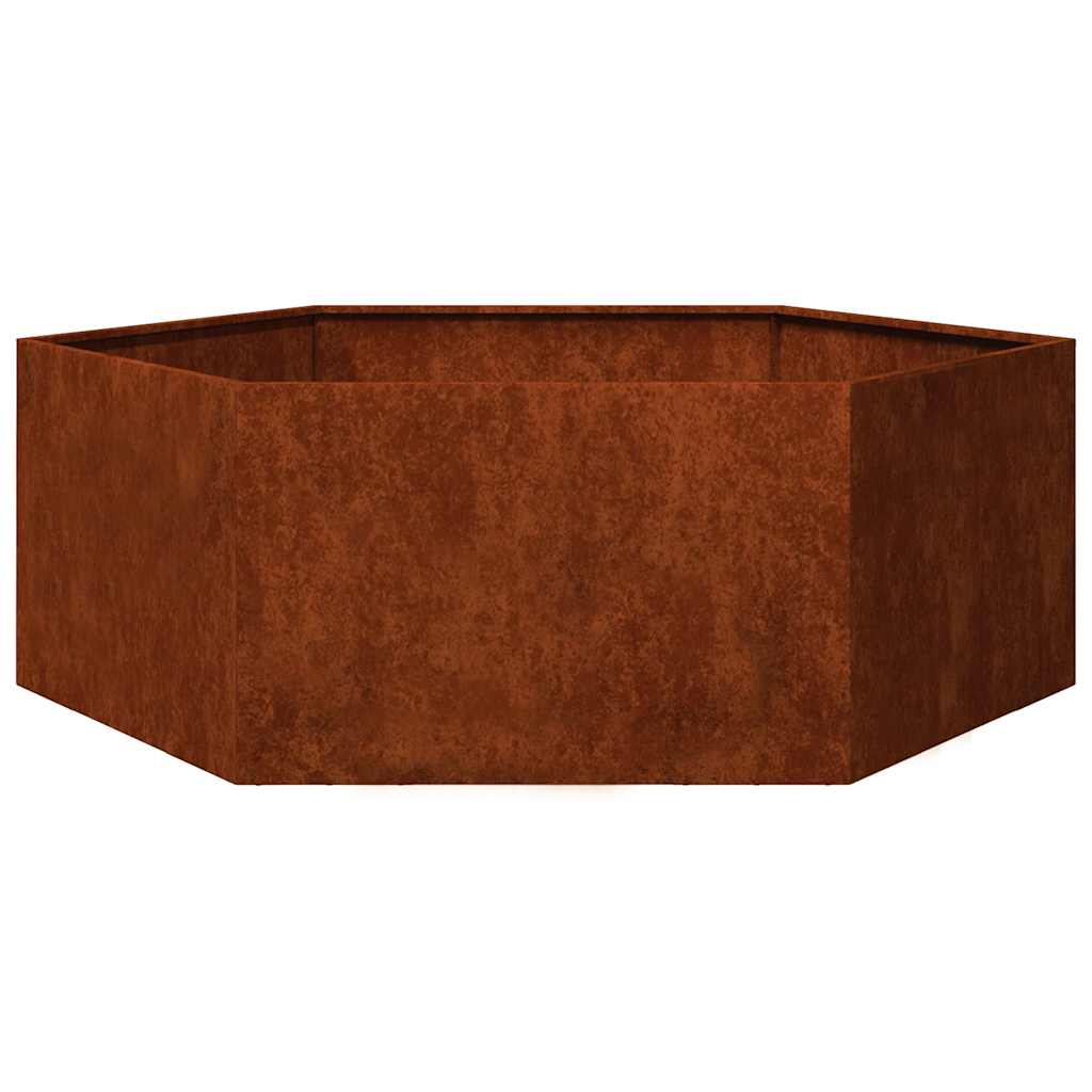 Plantekasse rust 138x120x45 cm cortenstål