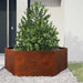 Plantekasse rust 138x120x45 cm cortenstål