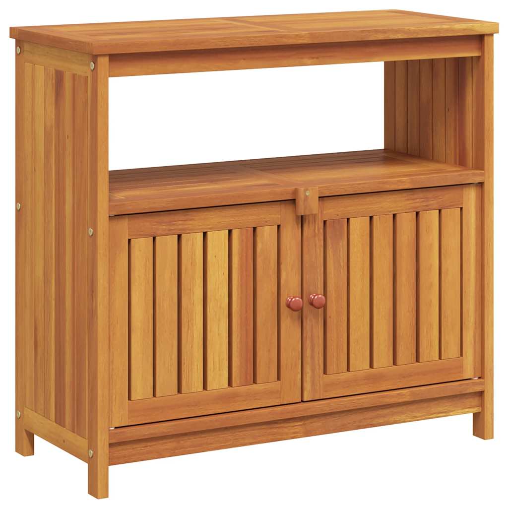 Hagekonsollbord 80x35x75 cm heltre akasie