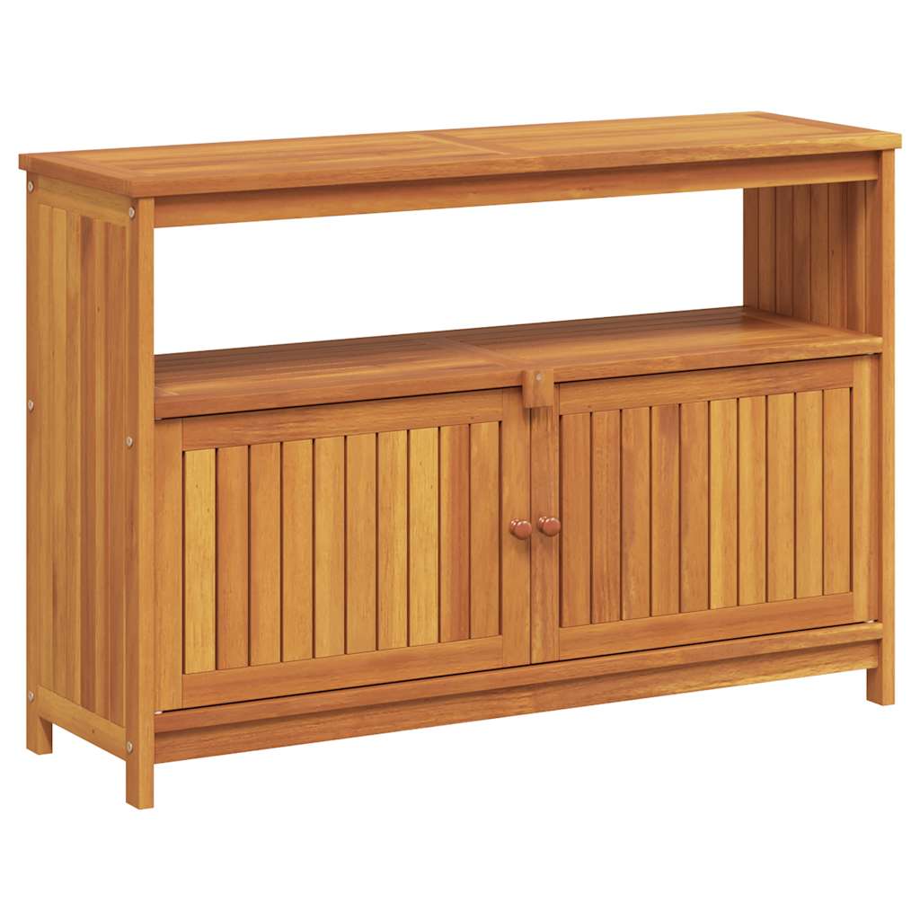 Hagekonsollbord 110x35x75 cm heltre akasie