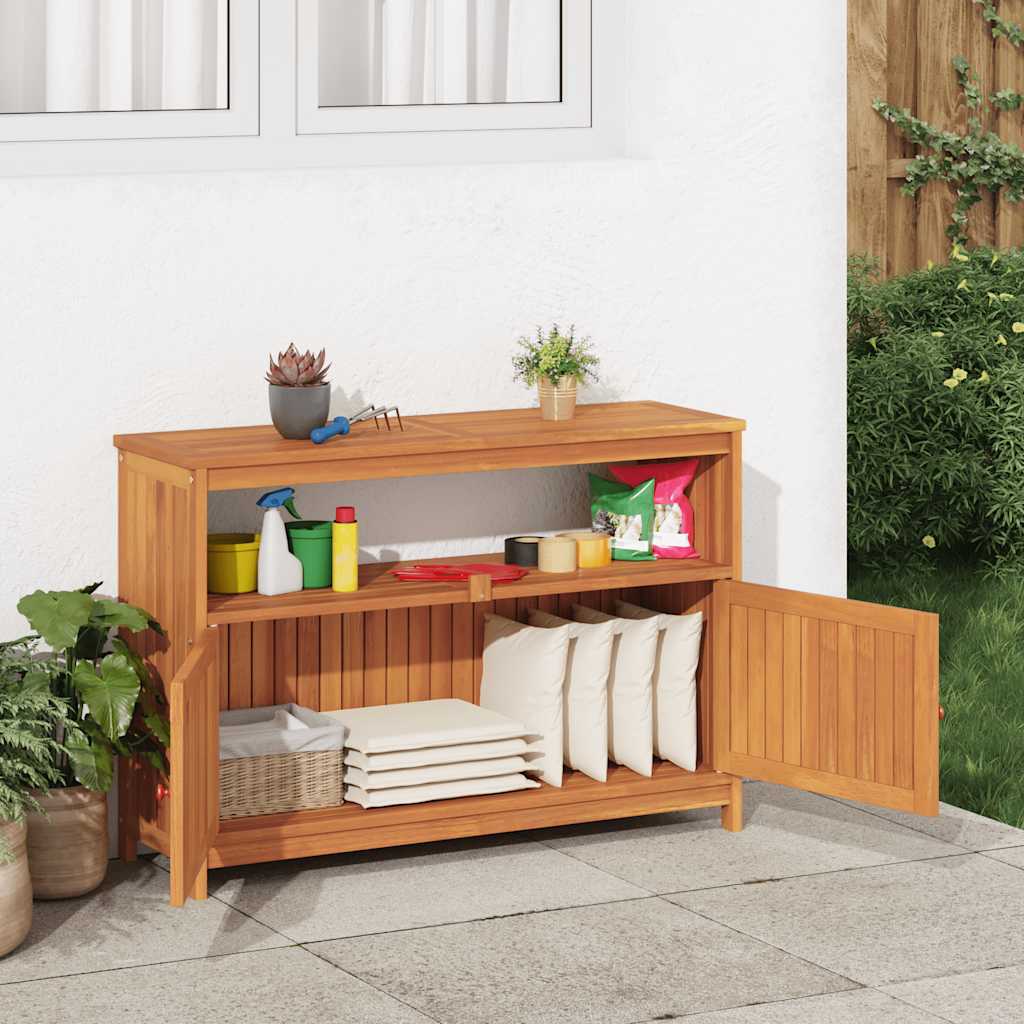 Hagekonsollbord 110x35x75 cm heltre akasie