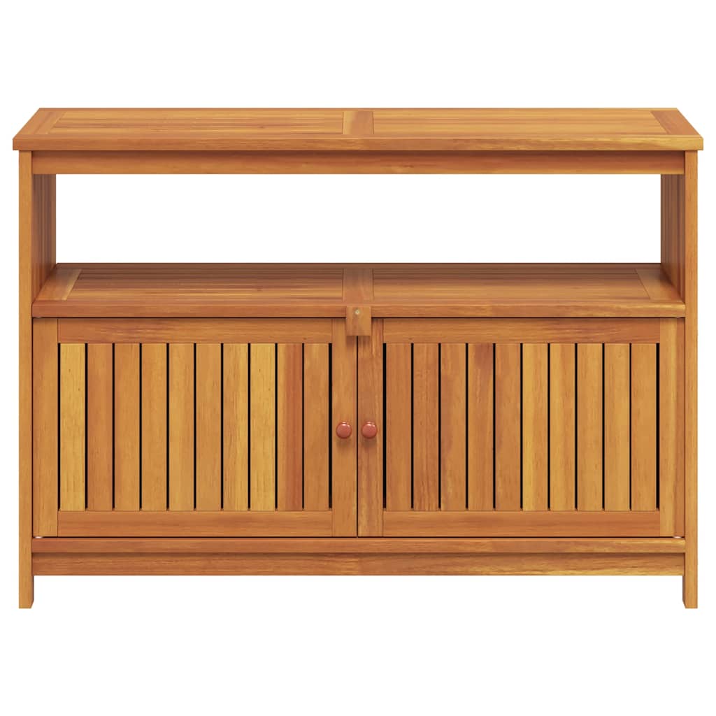 Hagekonsollbord 110x35x75 cm heltre akasie