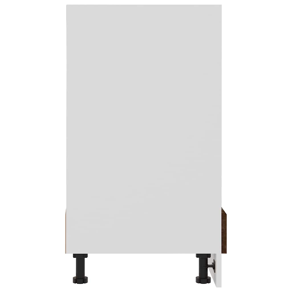 Ovnskap "Riga" røkt eik 60x46x81,5 cm konstruert tre