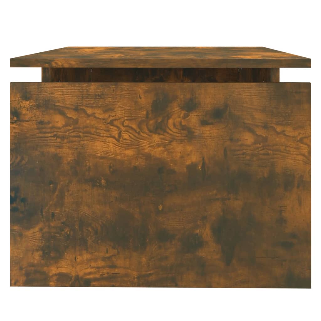 Salongbord røkt eik 68x50x38 cm konstruert tre