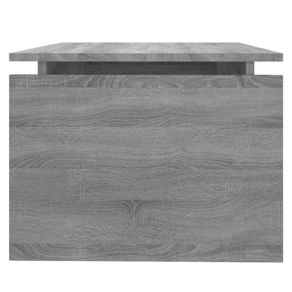 Salongbord grå sonoma 68x50x38 cm konstruert tre