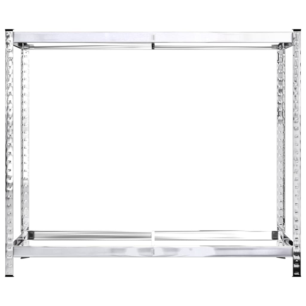 Dekkstativer 2 lag 3 stk sølv 110x40x110 cm stål