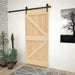 Dør NARVIK Naturlig 80 x 210 cm Massiv Furu Tre