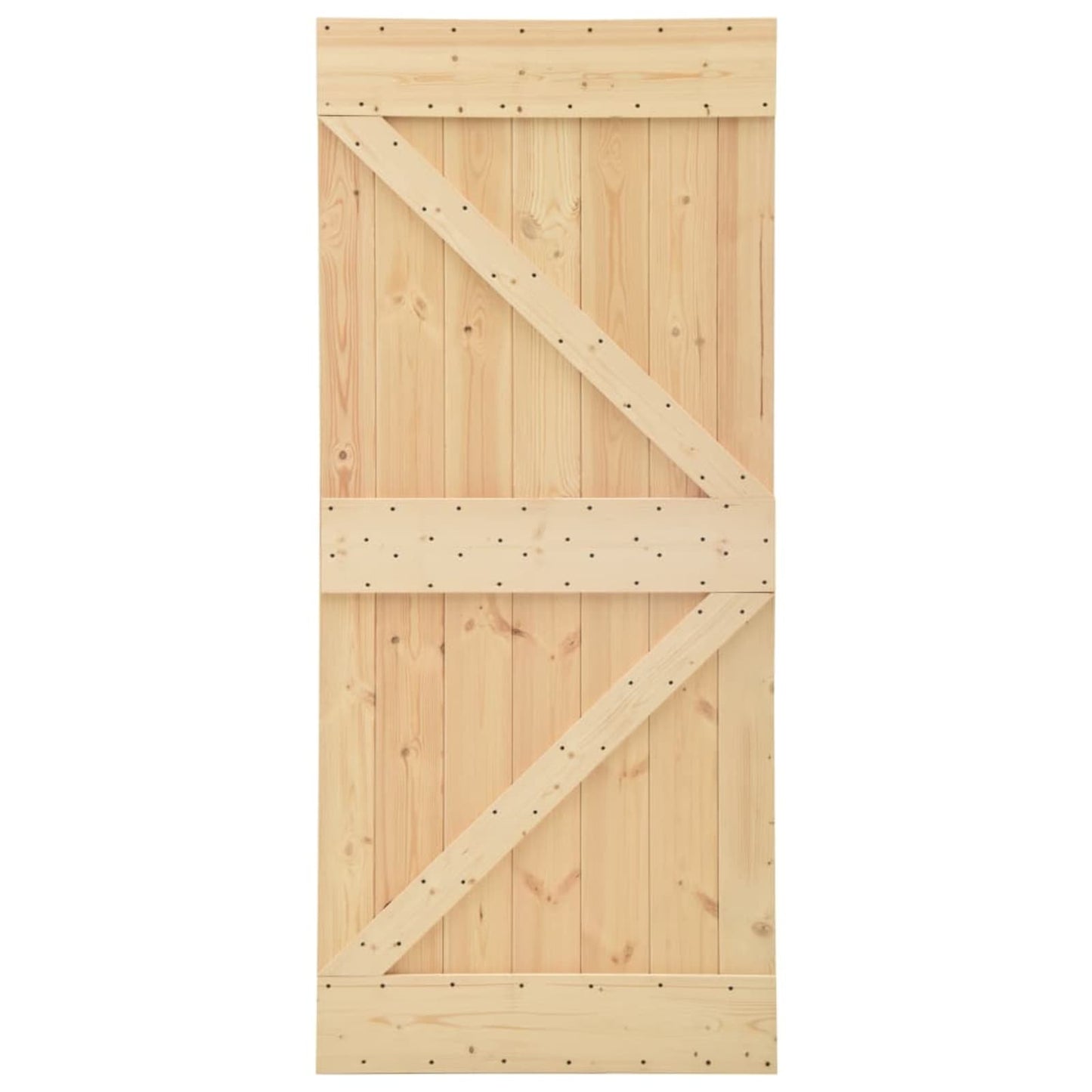 Dør NARVIK Naturlig 80 x 210 cm Massiv Furu Tre