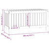 Putekasse 108x42,5x54 cm heltre furu