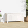Putekasse hvid 108x42,5x54 cm heltre furu