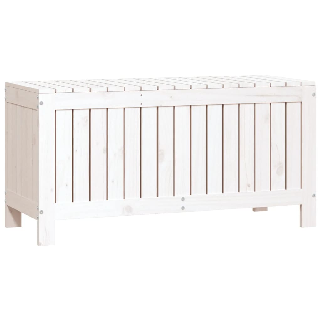 Putekasse hvid 108x42,5x54 cm heltre furu