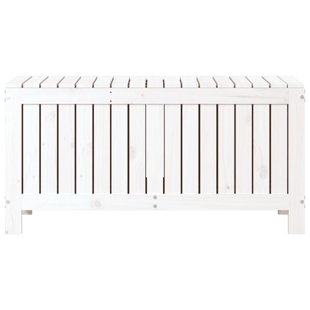 Putekasse hvid 108x42,5x54 cm heltre furu