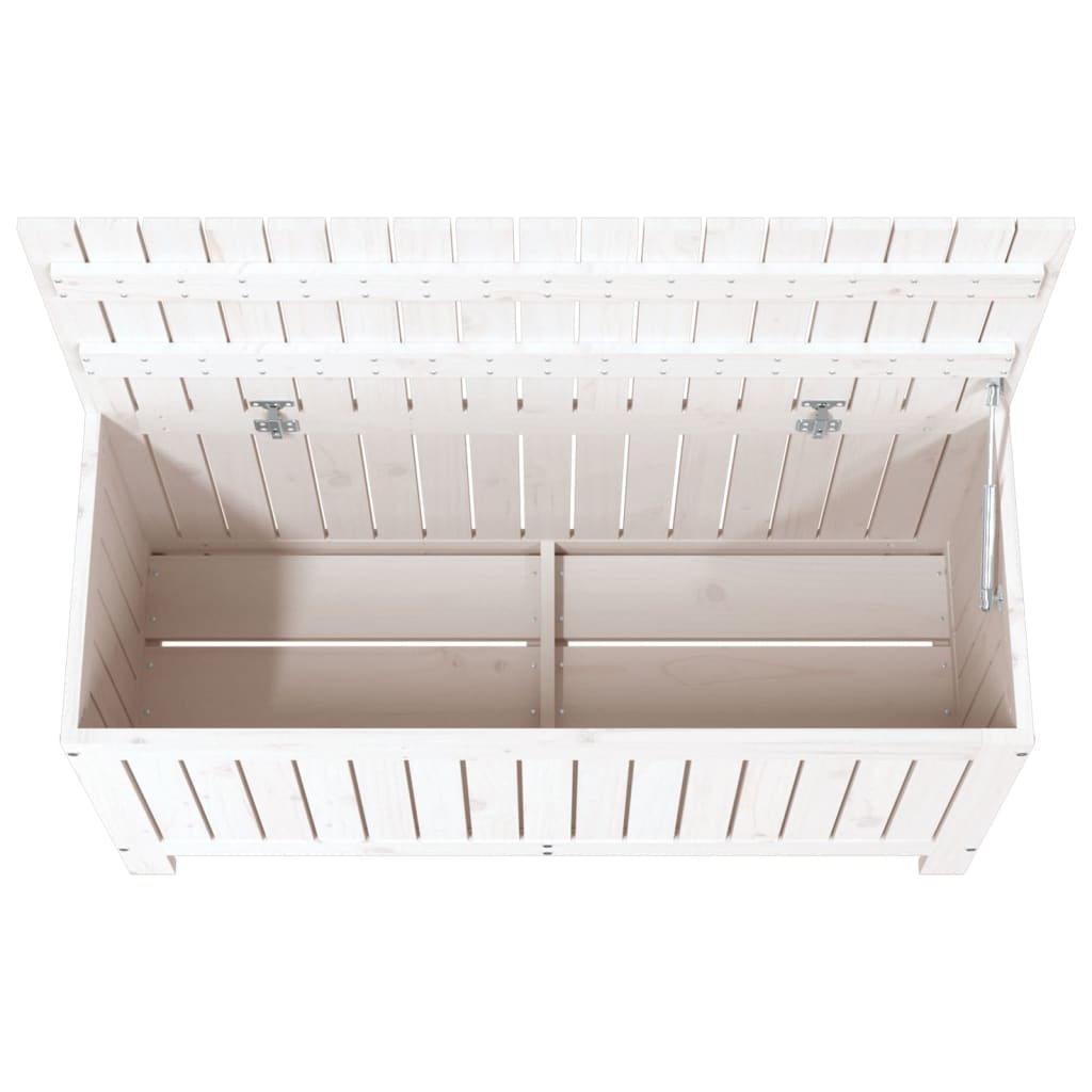 Putekasse hvid 108x42,5x54 cm heltre furu