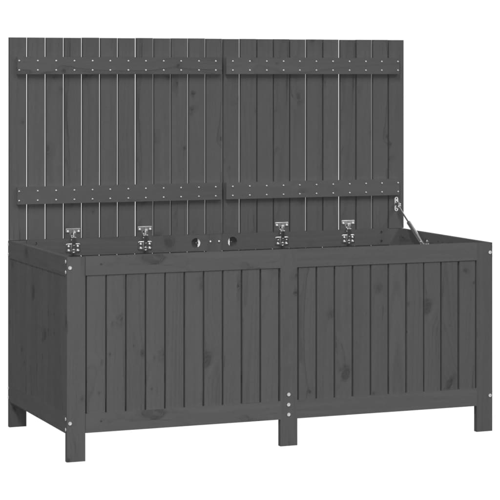 Putekasse grå 147x68x64 cm heltre furu