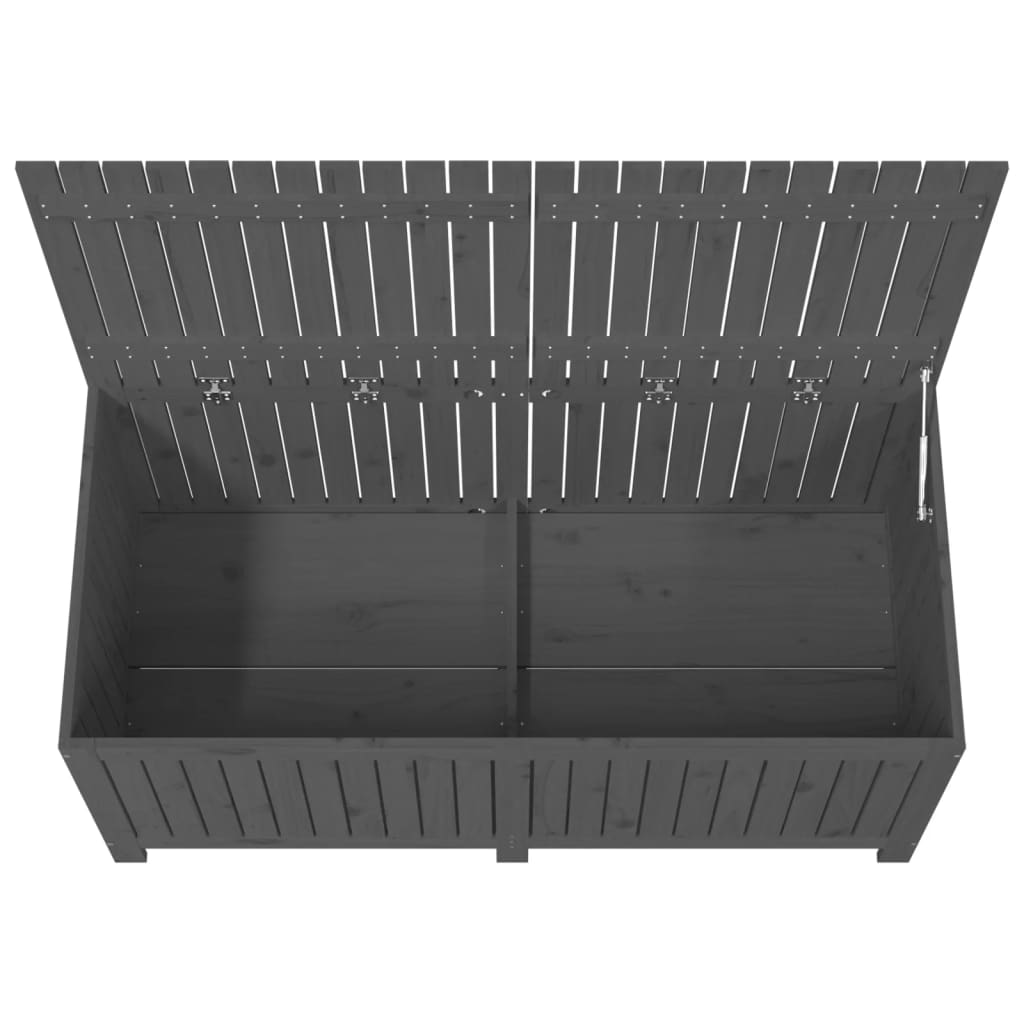 Putekasse grå 147x68x64 cm heltre furu
