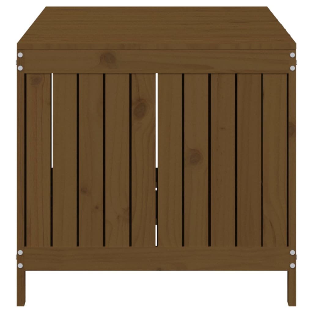 Putekasse honningbrun 147x68x64 cm heltre furu