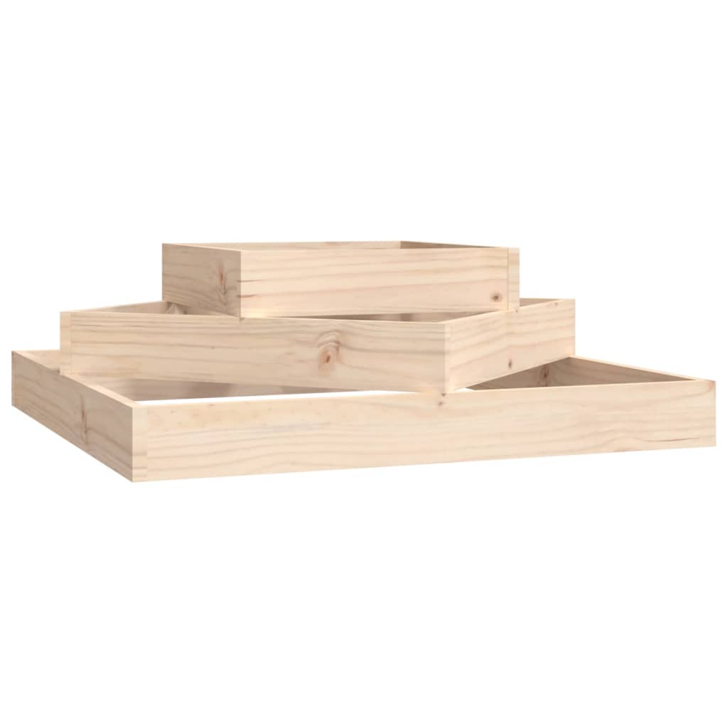 Plantekasse 83x83x27 cm heltre furu