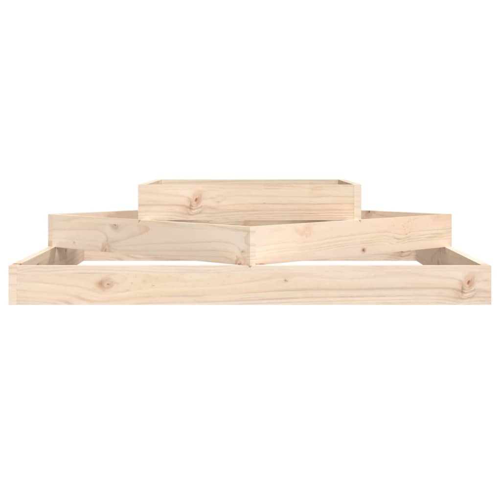 Plantekasse 112x112x27 cm heltre furu