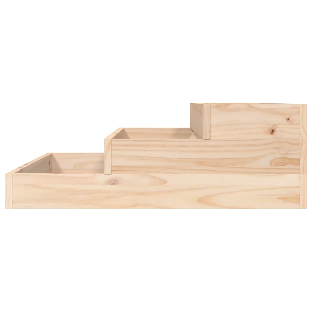 Plantekasse 78x78x27 cm heltre furu