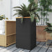 Plantekasse svart 40x40x80 cm polyrotting